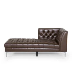 Tignall Contemporary Tufted One Armed Chaise Lounge - Christopher Knight Home -Christopher Knight Home GUEST 86cb2a25 6d74 431a 9571 10f2e0e5aaa5