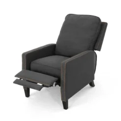 Cecelia Traditional Press-Back Recliner Dark Gray - Christopher Knight Home -Christopher Knight Home GUEST 87a1e1ca d98f 47f4 ae25 44d6f22ff54a