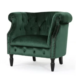 Akira New Velvet Club Chair - Christopher Knight Home -Christopher Knight Home GUEST 89f3e3c2 c2fd 4f91 878e 8e64b7ba79e7
