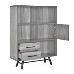 Hulbert Modern Industrial 6 Shelf Multi Functional Cabinet - Christopher Knight Home 15 Hulbert Modern Industrial 6 Shelf Multi Functional Cabinet - Christopher Knight Home -Christopher Knight Home GUEST 8bc3c865 098d 48b4 8231 004f08a2622e