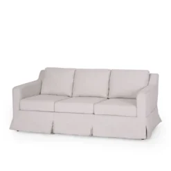 Arrastra Contemporary Fabric 3 Seater Sofa With Skirt - Christopher Knight Home 25 Arrastra Contemporary Fabric 3 Seater Sofa With Skirt - Christopher Knight Home -Christopher Knight Home GUEST 8bf2d742 c19e 4d17 8dcb 4755a576104b
