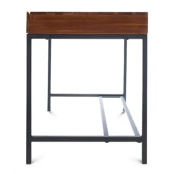 Ebany Industrial Acacia Wood Storage Desk Dark Oak - Christopher Knight Home -Christopher Knight Home GUEST 8cbfe575 bf25 4f71 b14c bf1072f05c5b
