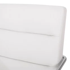 Gehring Modern Channel Stitched Swivel Office Lift Chair White/Chrome - Christopher Knight Home 11 Gehring Modern Channel Stitched Swivel Office Lift Chair White/Chrome - Christopher Knight Home -Christopher Knight Home GUEST 8e757e01 3c8e 4a82 a128 8e005b14c38a
