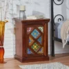 Pocatello Handcrafted Boho Mango Wood Nightstand Walnut - Christopher Knight Home -Christopher Knight Home GUEST 8ff73bee c55f 4248 884f ac5dfdd62a95