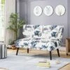Desdemona Modern Farmhouse Settee Blue - Christopher Knight Home -Christopher Knight Home GUEST 92c15c3e a823 4415 9173 255f3b0921cb