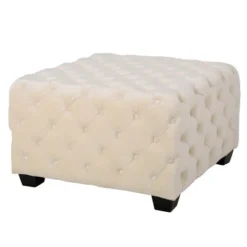 Piper Tufted Square Ottoman Bench - Christopher Knight Home -Christopher Knight Home GUEST 94dfda1d bb05 4426 be00 cd0cfdc6405e