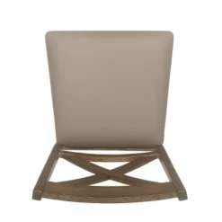 2pc Emory Farmhouse Upholstered Wood Counter Height Barstools - Christopher Knight Home -Christopher Knight Home GUEST 980f5e23 9139 4c73 a43c e78a7e5cba1a