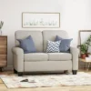 Bernietta Mid-Century Modern Minimal Loveseat Beige - Christopher Knight Home 1 Bernietta Mid-Century Modern Minimal Loveseat Beige - Christopher Knight Home -Christopher Knight Home GUEST 9834a0ae e02a 4185 9b2e f60af9834ed9