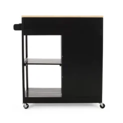 Telfair Kitchen Cart With Wheels - Christopher Knight Home -Christopher Knight Home GUEST 9a3fa1c0 3b22 49dd a161 07a0ffd0aecf