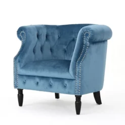 Akira New Velvet Club Chair - Christopher Knight Home -Christopher Knight Home GUEST 9b498cf6 fa65 41f3 a2dc f53cd223dc50