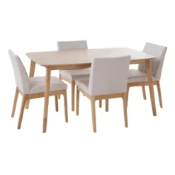 5pc Kwame 60" Dining Set - Christopher Knight Home -Christopher Knight Home GUEST 9c13c4ca 4335 4329 ae55 452abe086625