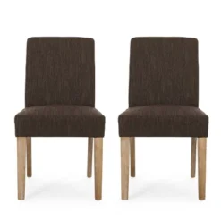 Set Of 2 Kuna Contemporary Upholstered Dining Chairs - Christopher Knight Home -Christopher Knight Home GUEST a0f09207 2c93 4c7d a94c d6564069a828