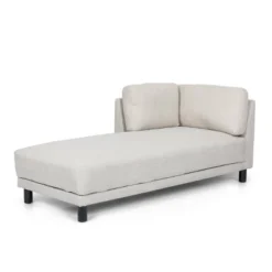 Hyland Contemporary Fabric Upholstered Chaise Lounge - Christopher Knight Home -Christopher Knight Home GUEST a2a1b66e 1c6f 478f ab2c 96354910fc13