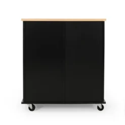 Provence Contemporary Kitchen Cart With Wheels - Christopher Knight Home -Christopher Knight Home GUEST a2dd5c9f 12b2 42d6 adc8 1f6e4e71761d