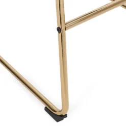 Cedric Modern Glam Velvet Counter Height Barstool Blue/Gold - Christopher Knight Home -Christopher Knight Home GUEST a3ceb0dd bae1 4eee be6b 56a4e0e72b31