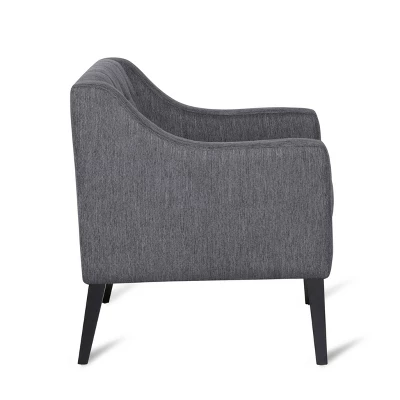 Deanna Contemporary Fabric Tufted Accent Chair - Christopher Knight Home 5 Deanna Contemporary Fabric Tufted Accent Chair - Christopher Knight Home - Image 3