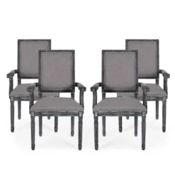 Set Of 4 Maria French Country Wood Upholstered Dining Chairs - Christopher Knight Home 29 Set Of 4 Maria French Country Wood Upholstered Dining Chairs - Christopher Knight Home -Christopher Knight Home GUEST a4f74a13 8a7d 41ca a1a9 aa431ce0f7b3