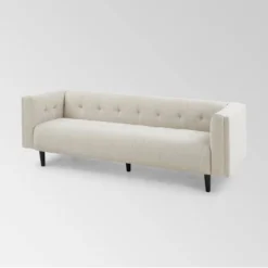 Ludwig Mid Century Modern Upholstered Tufted Sofa - Christopher Knight Home -Christopher Knight Home GUEST a54364e0 d2a6 4668 b19a 11a62b6f23a6