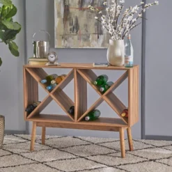 Birny Mid Century Bar Cabinet - Christopher Knight Home