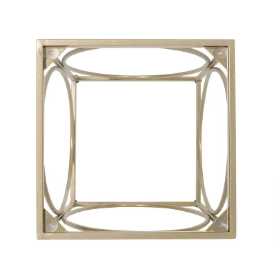 Bennion Modern Glam Glass Top End Table Champagne Gold/Black - Christopher Knight Home 3 Bennion Modern Glam Glass Top End Table Champagne Gold/Black - Christopher Knight Home