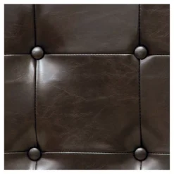 California/King Austin Tufted Bonded Leather Headboard Brown - Christopher Knight Home -Christopher Knight Home GUEST a783de0f e881 4400 ac69 802427670044