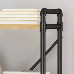 Greenwood Industrial Iron Four Shelf Bookcase - Christopher Knight Home -Christopher Knight Home GUEST a85a83c4 5b02 4bfe 81d3 3018864c4679