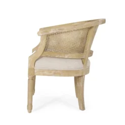 Steinaker French Country Wood And Cane Accent Chair - Christopher Knight Home -Christopher Knight Home GUEST a8f68324 f7dc 4615 b21c 6c82a4989eae