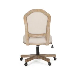 Scilley French Country Upholstered Swivel Office Chair - Christopher Knight Home -Christopher Knight Home GUEST aa6bf8e4 f12c 4bcc b1d2 07f8daea529e