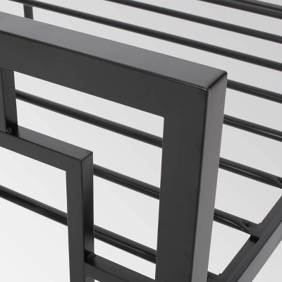 Claudia Modern Iron Platform Bed - Christopher Knight Home 6 Claudia Modern Iron Platform Bed - Christopher Knight Home - Image 4