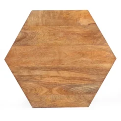 Cowger Rustic Glam Handcrafted Mango Wood Side Table Walnut/Polished Nickel - Christopher Knight Home 11 Cowger Rustic Glam Handcrafted Mango Wood Side Table Walnut/Polished Nickel - Christopher Knight Home -Christopher Knight Home GUEST ab656e65 6c0d 4fbf 9d3b e35871e77599