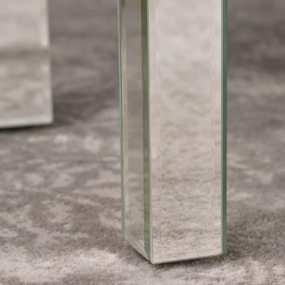 Amara 2 Drawer Side Table Mirror Finished - Christopher Knight Home 5 Amara 2 Drawer Side Table Mirror Finished - Christopher Knight Home - Image 3