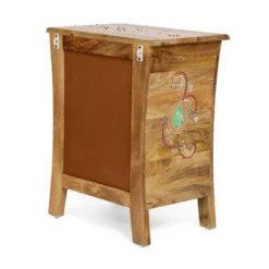 Fullen Handcrafted Boho 2 Drawer Mango Wood Nightstand Natural - Christopher Knight Home -Christopher Knight Home GUEST ad0b22c6 5678 43a3 92c7 bc6f1895fa3c