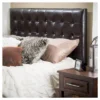 California/King Austin Tufted Bonded Leather Headboard Brown - Christopher Knight Home -Christopher Knight Home GUEST ae896e30 3a86 4ff1 ad62 f49a7a1e4511