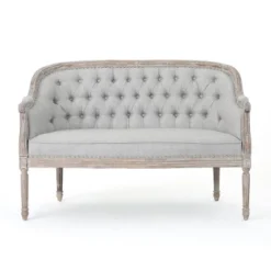 Faye Classical Tufted Loveseat - Christopher Knight Home -Christopher Knight Home GUEST b06d8b8b 052b 4ed4 9cc4 418449784af2