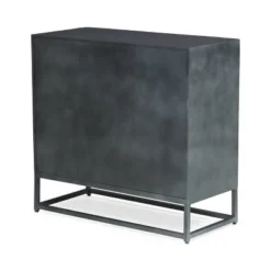 Conley Handcrafted Modern Industrial 2 Door Cabinet Gray/Black - Christopher Knight Home -Christopher Knight Home GUEST b2335b6b 053c 4352 b66b 8460dab6d62b
