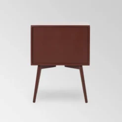 Burnett Mid Century Modern Side Table Brown - Christopher Knight Home -Christopher Knight Home GUEST b3060870 9d25 445e a333 54aaf48130bb