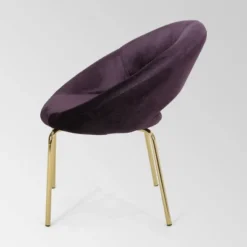Pincay Modern Glam Velvet Accent Chair - Christopher Knight Home -Christopher Knight Home GUEST b3c5150c 10ec 463b be2d 0892d4629d0f