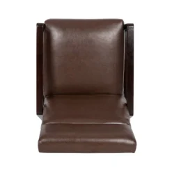 Fernhill Mid Century Modern Faux Leather Upholstered Pushback Recliner Dark Brown/Dark Espresso - Christopher Knight Home 12 Fernhill Mid Century Modern Faux Leather Upholstered Pushback Recliner Dark Brown/Dark Espresso - Christopher Knight Home -Christopher Knight Home GUEST b432f42a cb5c 40a5 bfe6 cce0f9e5842a