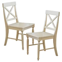 Set Of 2 Rovie Acacia Wood Dining Chair - Christopher Knight Home -Christopher Knight Home GUEST b91833d8 b4e5 45fc 8fae d010da253754