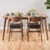 5pc Anise 59" Dining Set Walnut/Dark Brown - Christopher Knight Home 2 5pc Anise 59" Dining Set Walnut/Dark Brown - Christopher Knight Home -Christopher Knight Home GUEST b9936d74 1b62 4dec 847f 0485cf8cfdcc
