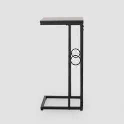 Set Of 2 Bader Modern C-Shaped Side Table Black - Christopher Knight Home 8 Set Of 2 Bader Modern C-Shaped Side Table Black - Christopher Knight Home -Christopher Knight Home GUEST b9cc1192 2051 45fc 9ea4 d2c7f82665a9