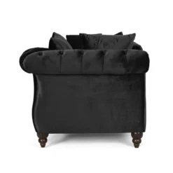 Houck Modern Glam Tufted Velvet Tete-A-Tete Chaise Lounge With Accent Pillows - Christopher Knight Home -Christopher Knight Home GUEST b9fc1ec5 1274 4ca1 b9c9 f9846e8d0a95