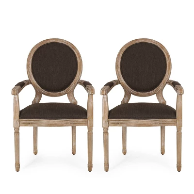 Set Of 2 Judith French Country Wood Upholstered Dining Chairs - Christopher Knight Home 15 Set Of 2 Judith French Country Wood Upholstered Dining Chairs - Christopher Knight Home - Image 13