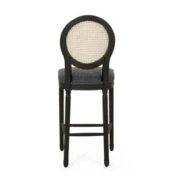 2pc Govan French Country Wooden Counter Height Barstools With Upholstered Seating Charcoal/Black - Christopher Knight Home 16 2pc Govan French Country Wooden Counter Height Barstools With Upholstered Seating Charcoal/Black - Christopher Knight Home -Christopher Knight Home GUEST bbd5cc2e 5efa 42a4 a79f 9973bde63a0a