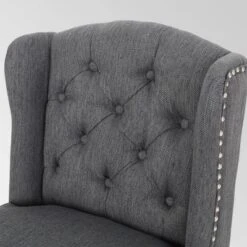 Set Of 2 Foxcroft Wingback Counter Height Barstools - Christopher Knight Home -Christopher Knight Home GUEST bc29130b 1ad4 4bef b80b 334f9053d7bd