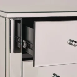 Amara 2 Drawer Side Table Mirror Finished - Christopher Knight Home -Christopher Knight Home GUEST bc56271f 9112 4d83 aacf b2fb5a146ceb