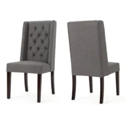 Set Of 2 Blythe Tufted Dining Chairs - Christopher Knight Home -Christopher Knight Home GUEST bc578a41 adbf 4e74 a2fe e4f62cc086dc
