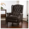Walter Brown Bonded Leather Recliner Club Chair - Christopher Knight Home 1 Walter Brown Bonded Leather Recliner Club Chair - Christopher Knight Home -Christopher Knight Home GUEST bee66e81 dcc5 4f54 a8aa 22f9c5e97f0f