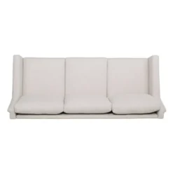 Dupont Contemporary 3 Seater Fabric Sofa - Christopher Knight Home -Christopher Knight Home GUEST c08c95bc 5bc3 4160 b2a4 3d3a165402f8