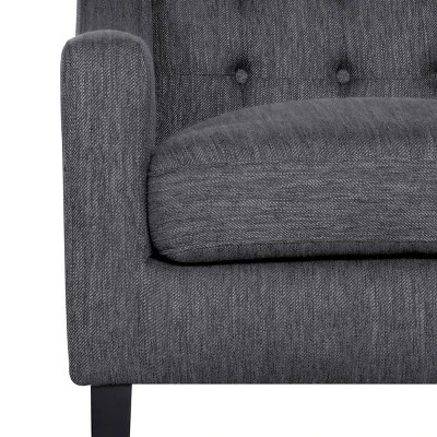 Deanna Contemporary Fabric Tufted Accent Chair - Christopher Knight Home 9 Deanna Contemporary Fabric Tufted Accent Chair - Christopher Knight Home - Image 7